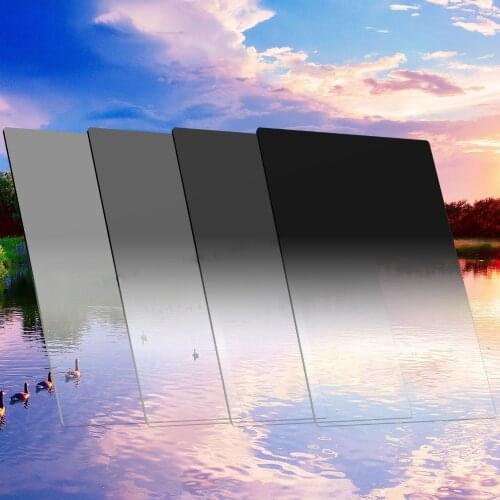 ZOMEI 150mm x 100mm Gradual Neutral Density GND Square Filter ND2+4+8+16 for Cokin Z Series Cokin Z Lee Holder Square ND filtro