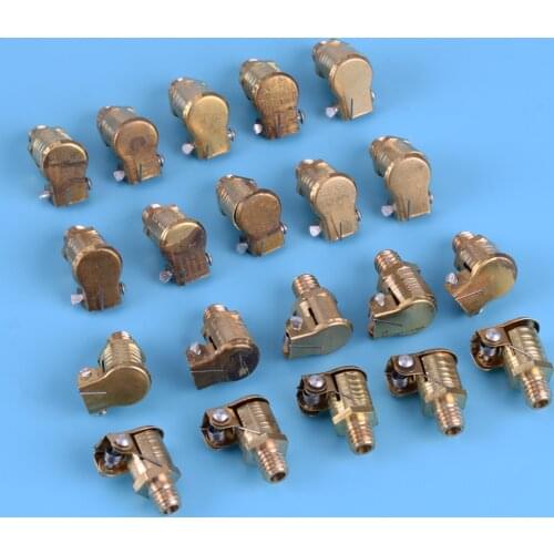 LETAOSK 20Pcs M6x1mm Brass Grease Oil Cup Oiler Spring Flip Cap for Hit Miss Engine