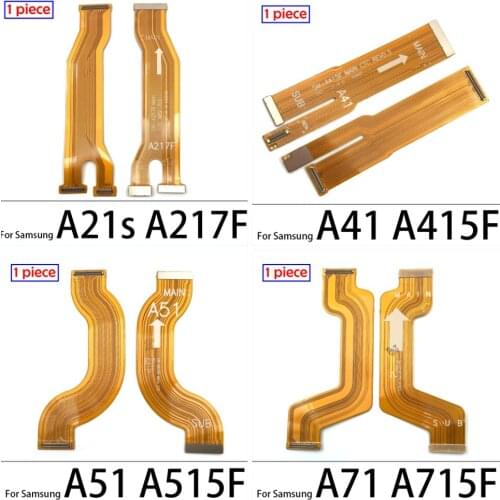 Main Board Flex Cable For Samsung A21S A31 A41 A51 A71 USB Connector Motherboard Ribbon Replacement Parts