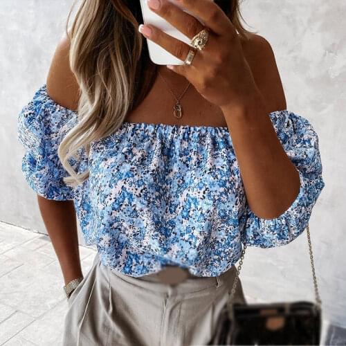 MCCKLE Off Shoulder Blouses