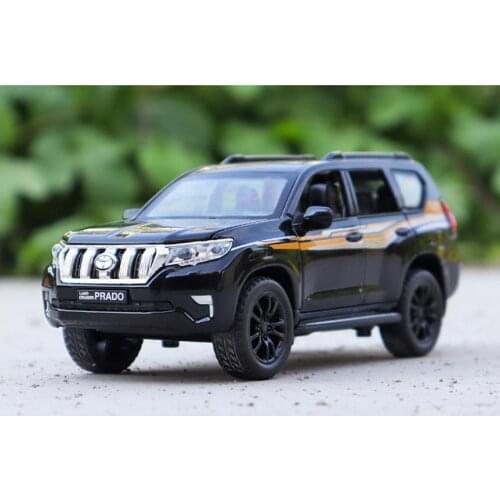 High simulation 1:32 alloy pull back Prado car model,hot-selling childrens toy,simulation sound and light 6 door,free shipping
