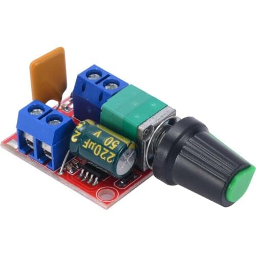 Electrical Motor Speed Controller Module 3-35V 12V 24V PWM DC Motor Speed Control Regulator Adjustable Switch LED Fan Dimmer