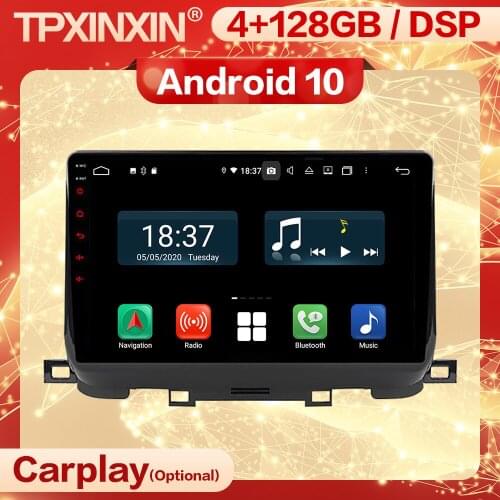 4+128G Carplay 2 Din Android 10 Multimedia Stereo Receiver For Kia Sportage 2018 Auto GPS IPS Radio Audio Video Player Head Unit