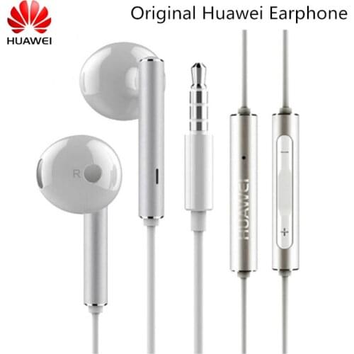 Original Huawei AM116 Earphone 3.5MM Metal With Wired Mic Volume Control For Huawei P7 P8 P9 Lite P10 Plus Honor 30S 9X 8X V8 6X