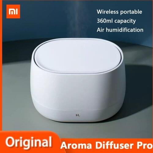 Original Xiaomi HL Aroma Diffuser Pro Portable Type-C Recharge Humidifier Atmosphere Night Lamp 360ml Capacity Diffuser