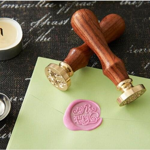 Blessing words Wax sealing wax seal letter envelope seal gift seal vintage medieval europe stamp