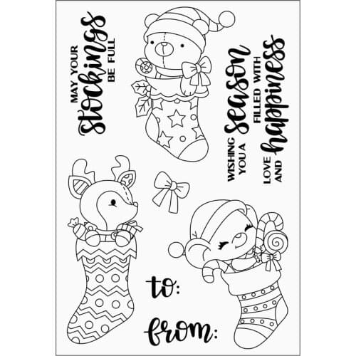 Transparent Clear Silicone Stamp/Seal for DIY scrapbooking/photo album Decorative clear stamps