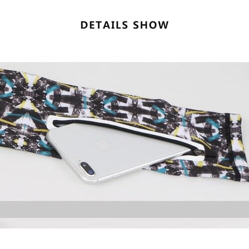 Arm Sleeve Phone Zipper Pocket Elastic Arm Bag Unisex Arm Sleeves Bag Men Uv Sun Protection Cuff Cover Running Cycling