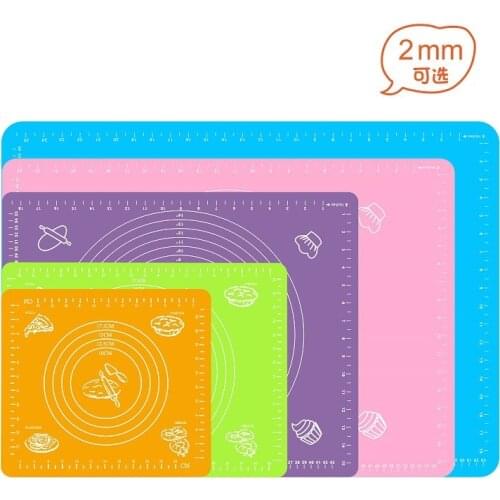 29x26cm Silicone Baking Mats Sheet Pizza Dough Non-Stick Maker Holder Pastry Cooking Tools Kitchen Accessories Mats