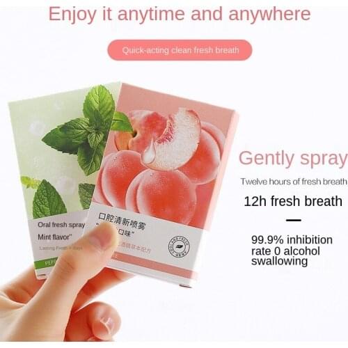 Mouth Oral Spray Female Breath Agent Fresh Anti Smoke Bad Breath Odor Spray Treatment Herbal