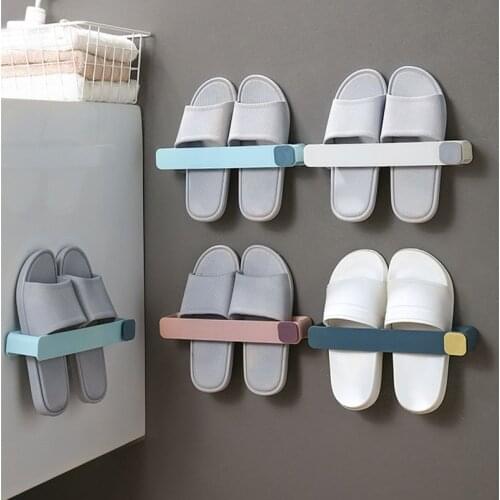 1pcs / 3pcs multi purpose durable shoe rack slipper wall mounted space saving cabinet wardrobe vertical shoes storage rack shoes
