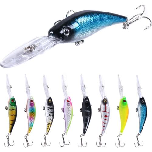 1pcs Lure Fishing Hard Bait HENGJIA 7.8G 10CM Minnow Fishing Lures Plastic Crankbait Bass Bait Fishing Tackle