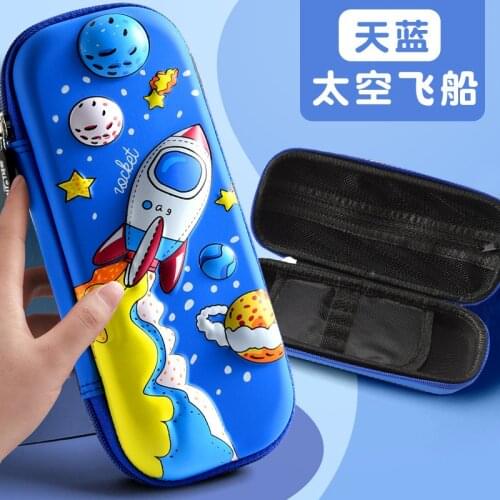3D EVA pencil case cute Stationery box cartoon animals Pencil box for children pen case big pen bag School supplies storage bag