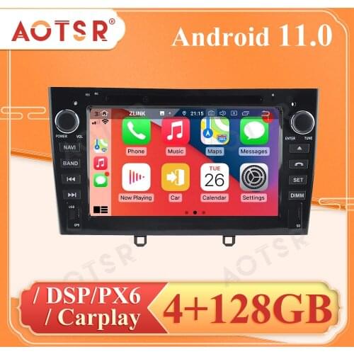 Android 10.0 4G+64GB car Radio GPS player multimedia DVD Player Radio For PEUGEOT 308 2007-2013 / 408 2011-2014 GPS Navigation