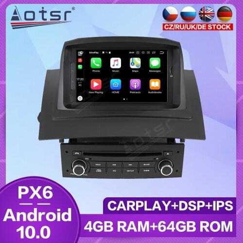 For Renault Megane 2 2002 - 2009 Android Radio Multimedia Player Audio Car GPS Navigation Touch Screen Carplay Head Unit Stereo