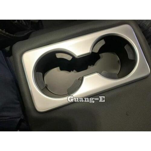 For Mazda CX-30 CX30 2020 2021 Car Styling Sticker Cover Trim Rear Center Cup Holder Gear Box Frame Armrest Handrail 1pcs
