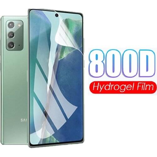 Hydrogel Film For Samsung Galaxy Note 20 5G Screen Protector 800D Curved protective Film for Note20 Ultra Not Glass