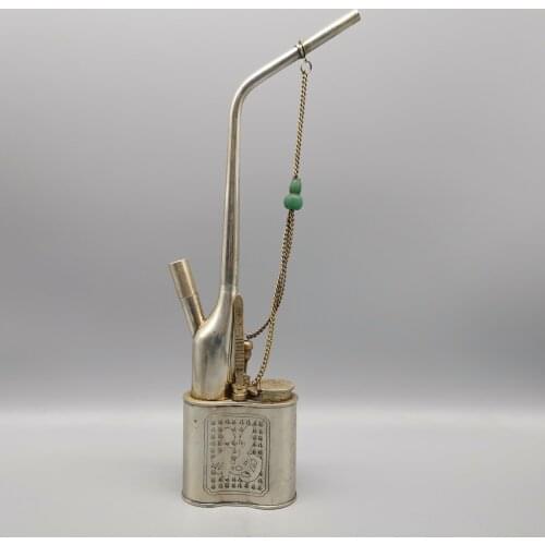 Chinese copper inlay Handmade Smoking Pipe Hookah bag pipe