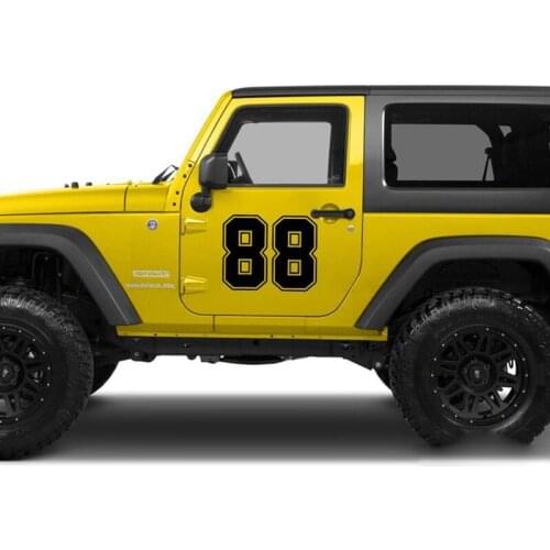 Custom Numbers 0-99 Stickers Decals Vinyl Choose Car Numbers Bike Boat Motorcycle Numbers Stickers Decals