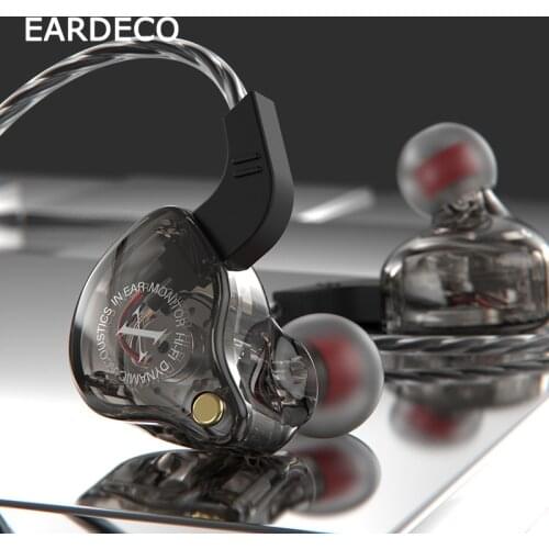 EARDECO Mobile Wired Headphones for Phone Earphone Super Bass Stereo In Ear 3.5mm Headphone with Mic Earbuds Noise Cancelling