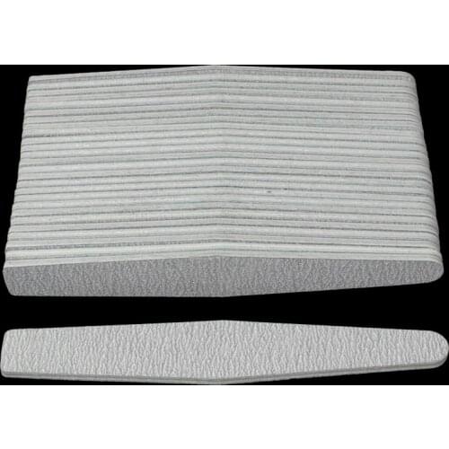 50pcs 100/180 Grit Nail Files Block Buffer Grey Sandpaper Diamond Nail Buffing Pedicure Manicure Gel Polisher Files Beauty Tools