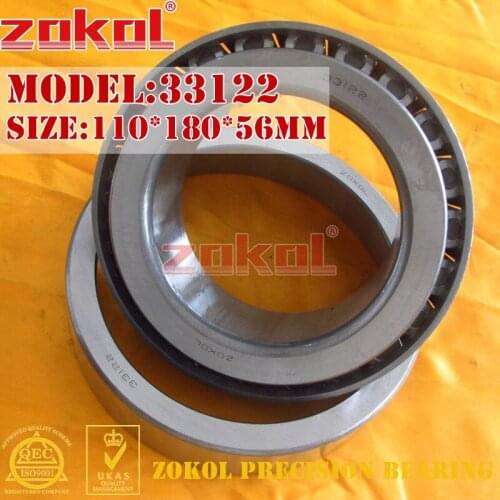 ZOKOL bearing 33122 3007722E Tapered Roller Bearing 110*180*56mm