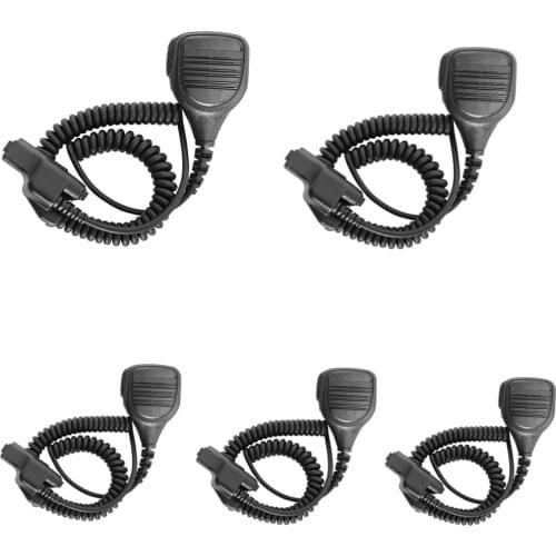 5PCS VBLL Walkie Talkie Remote Speaker Mic Fit For MOTOROLA XTS1500 XTS2500 XTS5000 MT2000 MTX8000 MTX9000 Portable 2 Way Radio