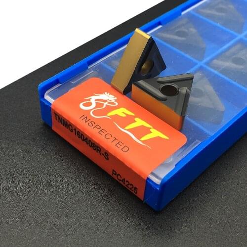 Cutting Lathe CNC tools Lathe cutter 10pcs TNMG160408R S PC4225 External Turning Tool Carbide Insert High Quality Turning Tools