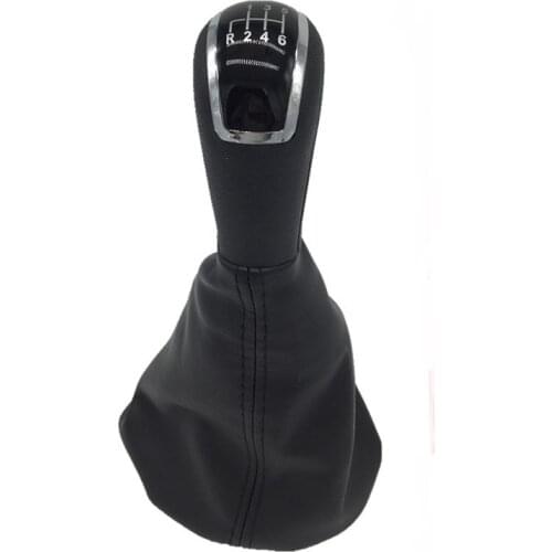 5 Speed 6 Gear Car Shift Gear Knob with Leather Boot For Mercedes Benz W203 S203 Car Styling