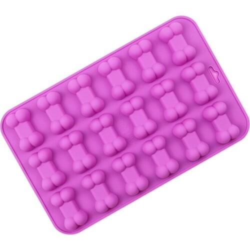 18-hole bone silicone chocolate mold Ice trellis baking diy Cake decoration tools