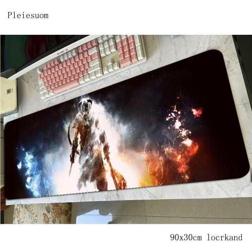 Skyrim padmouse 800x300mm gaming mousepad game cool new large mouse pad gamer computer desk Adorable mat notbook mousemat pc