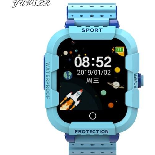 4G Children Smart Watch Face Recognition IP67 Waterproof Smartwatch GPS LBS WIFI Tracker SOS Remote Shutdown Watches DF75 1pcs