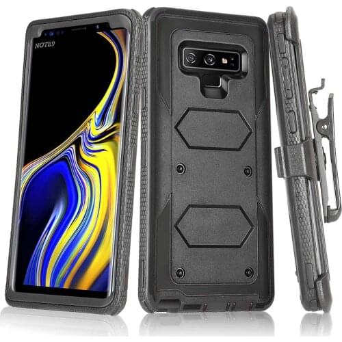 Heavy Duty Hybrid Rugged Case For Samsung Galaxy Note 9 Shockproof Protective Belt Clip Holster Cover For Samsung Galaxy Note 9
