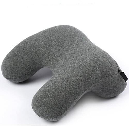 U-shaped Pillow Office Multifunctional Sleeping Pillow Slow Rebound Memory 100% Cotton Neck Pillows Nap artifact