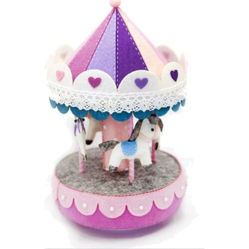 Oneroom Gorgeous music box Fabric Felt kit Non-woven cloth Craft DIY Sewing set Felt Handwork Material DIY needlework supplies