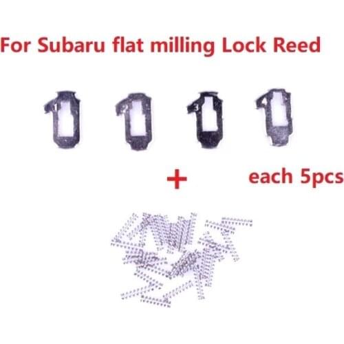 20pcs) Car Lock Reed For Subaru flat milling double auto lock spring Car Lock Tablets Lock Spring Locking Reed AutoLock