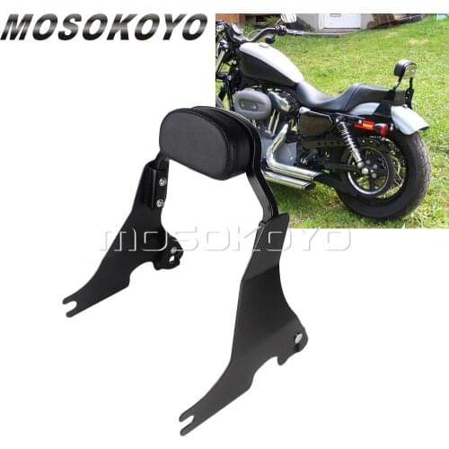 Motorcycle Rear Backrest Sissy Bar For Harley Sportster XL883 XL1200 2004-Up SuperLow Iron 883 Custom Forty-Eight 1200 Nightster