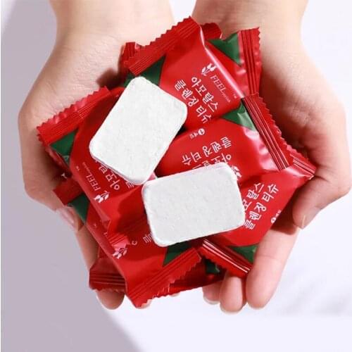 10/20pcs Tablet Disposable Compressed Face Cotton Pad Travel Portable Mini Face Cleansing Towel Skin Care Napkin