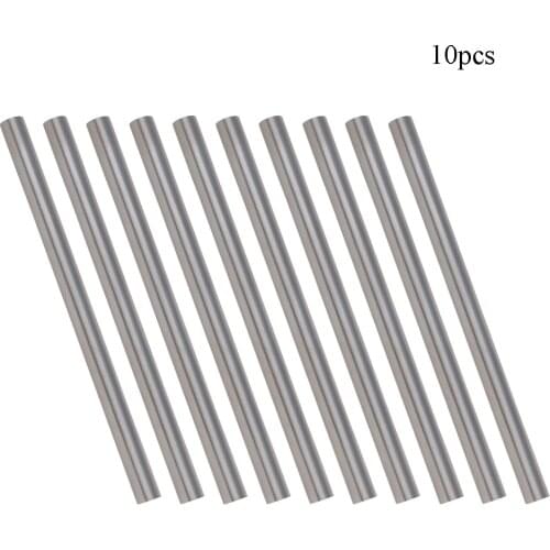 10pcs 6.3mm x100mm Round Rod Lathe Bar Stock HSS Lathe Turning Tool Solid Shaft Bars Machine Boring Tool