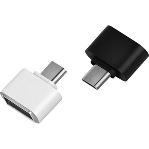 2pc Micro USB/TYPE-C OTG Adapter Male To USB 2.0 Female Connector Data Portable OTG Converter for Android Mobile Phone Adapters