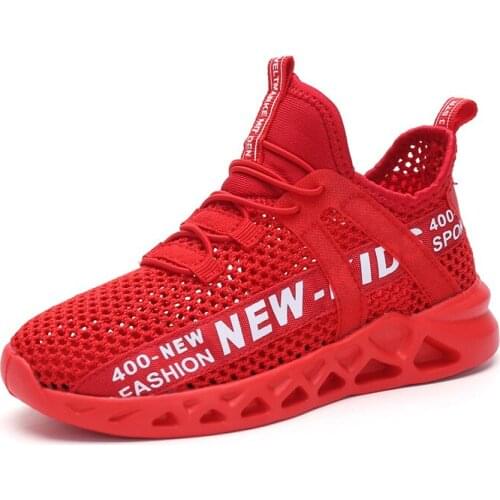 2021 New Mesh Kids Sneakers Lightweight Children Shoes Casual Breathable Boys Shoes Non-slip Girls Baskets Zapatillas Size 26-37