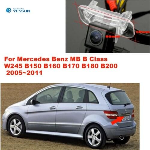 For Mercedes Benz B Class W245 B150 B160 B170 B180 B200 2005~2011 High Quality car Rear View Back Up Camera CCD with RCA