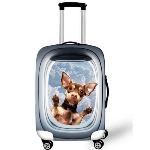 3D Space Animal Luggage Cover Elasticity Case Suitcase Covers Trolley Baggage Dust Protective Case Bag Cover Travel Accessories