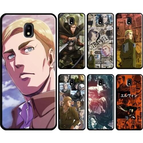 Erwin Smith Attack on Titan For Samsung Galaxy J1 J3 J4 J5 J6 J7 2016 2017 A3 A5 A6 A8 A9 J2 Core J8 2018 Phone Case