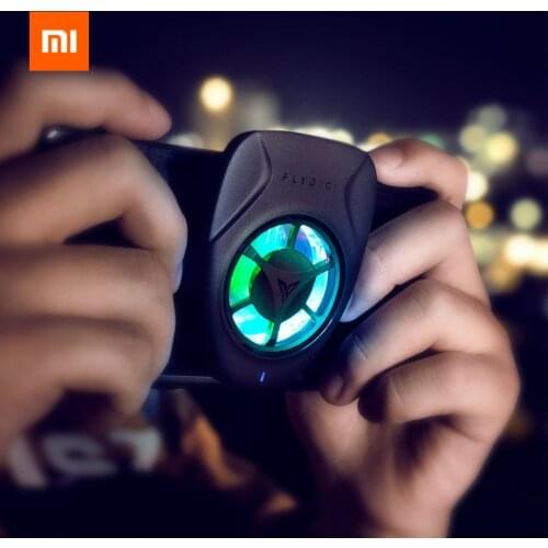 Xiaomi Mobile Phone Cooler 3-Level Phone Heat Sink Cooling Fan With RGB Backlight For iPhone 12 Huawei Samsung xiaomi