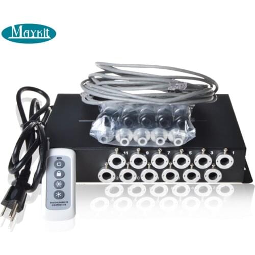 Maykit High Power 36W White Color Shooting Star Light Engine with CREE LED Twinkle Rain Shower Meteor Effect DMX Function Audio