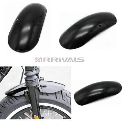 Motorcycle Custom Black Short Front Fender For Harley Sportster Forty Eight XL1200X 2010-2017 16 15 14 13 12 11