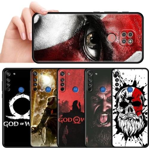 Soft Case For Motorola One Fusion Plus G9 Play G8 Power Lite E6s G Stylus G30 Hyper G60 G50 G40 Phone Cover God Of War Fundas