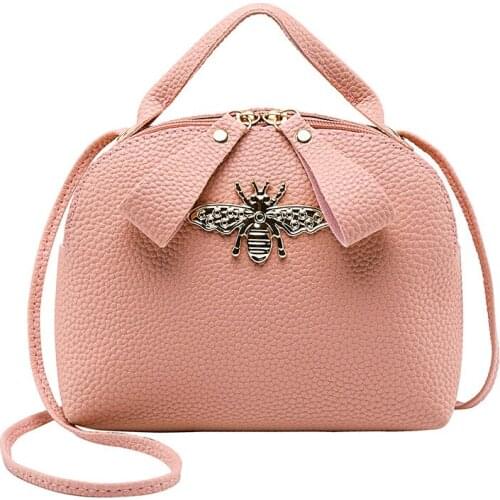 New personalized mobile handbag mini Bee small square bag shoulder crossbody Messenger bag mobile phone bag J10 20X5X16cm