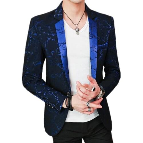 New Arrival Luxury Men Business Casual Blazer Coat New Spring Fashion Brand High Quality Cotton Slim Fit Suit Jacket